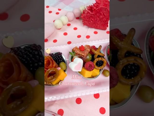DIY mini charcuterie cups!
