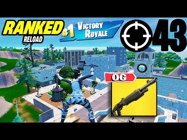 43 Elimination Solos "Ranked RELOAD" Gameplay Wins (Fortnite Chapter 2 Remix PS4 Controller On PC)