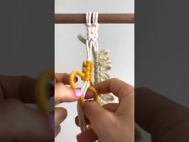 How to create a Macrame Flower DIY