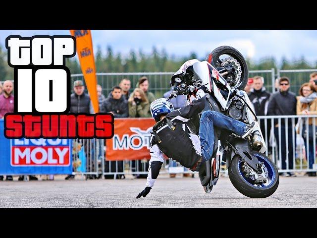 TOP 10 Best Motorcycle Tricks & Combos at StuntArt 2016