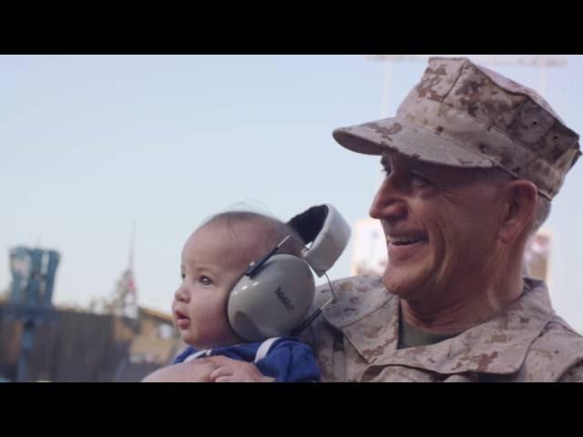 Military Hero of the Game - LA Dodgers