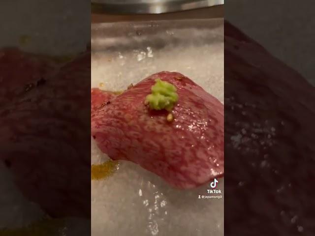 $200 wagyu "Japanese BBQ" steak course in Tokyo - 4K Shorts