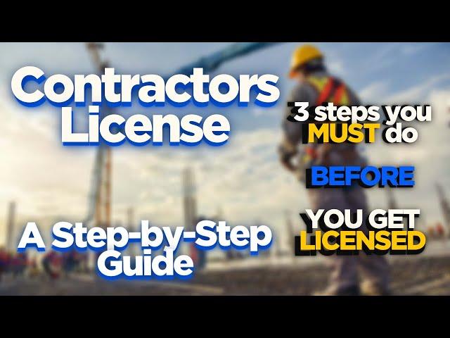 How to Get Your California Contractors License (Step-by-Step)