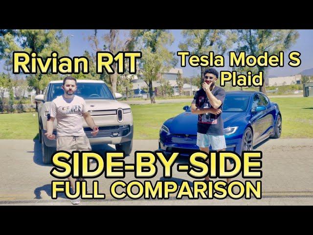 Rivian R1T MORE LUXURIOUS than the Tesla Model S Plaid?