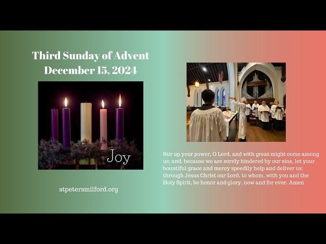 Third Sunday of Advent