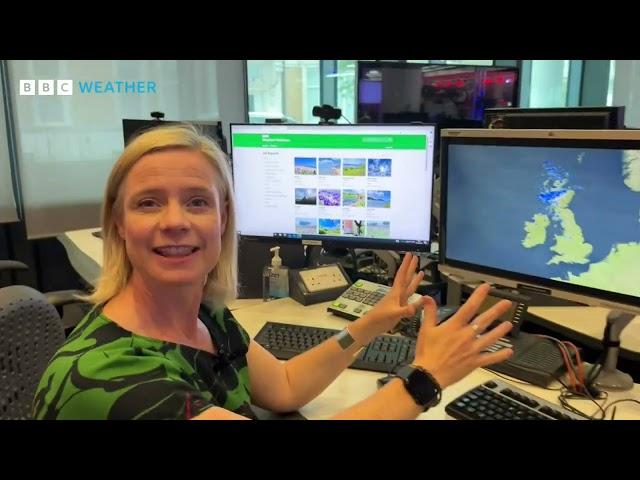 A day in the life of a weather forecaster Sarah Keith Lucas BBC July 29th 2024