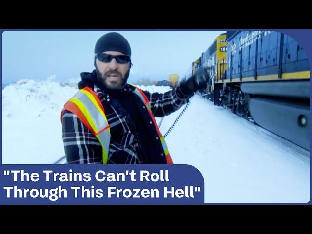 A Race Against the Clock Through a Killer Blizzard | Extreme Ice Railroad | Up Close