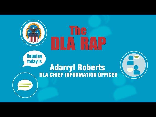 DLA Rap with Adarryl Roberts, CIO, Defense Logistics Agency (emblem)