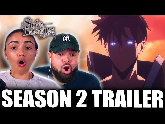 SOLO LEVELING SEASON 2 IS LOOKING AMAZING! | Solo Leveling Season 2 Trailer Reaction