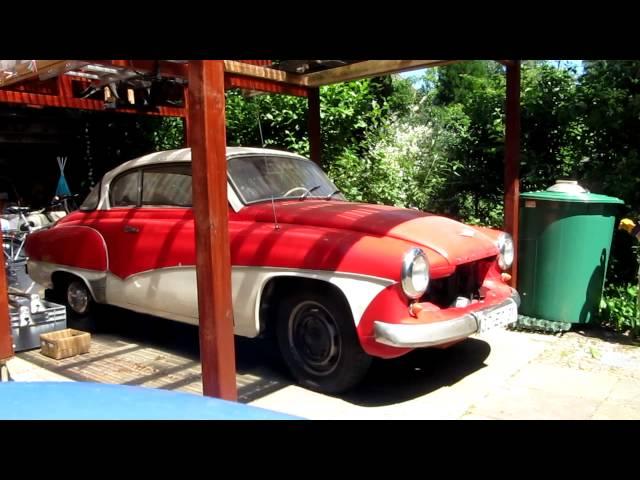 Wartburg 311 Coupe Fahrtest nach Getriebereparatur