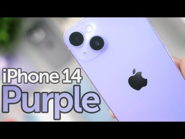 Purple iPhone 14 Unboxing & First Impressions!