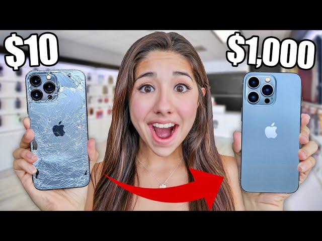 Fixing The Most Destroyed iPhones & Selling Them!