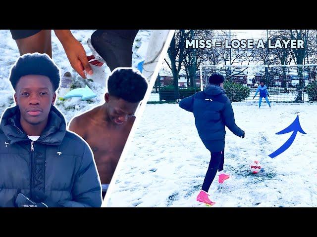 LAYER FOOTBALL CHALLENGE!!! (SNOW EDITION)