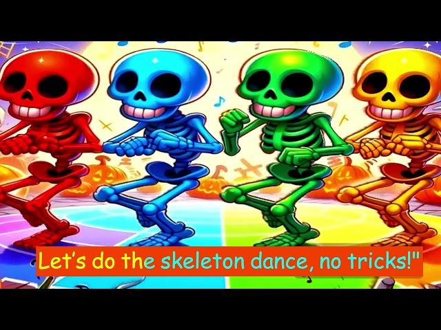 The Skeleton Dance | Halloween Song for Kids | eLearning4Kids