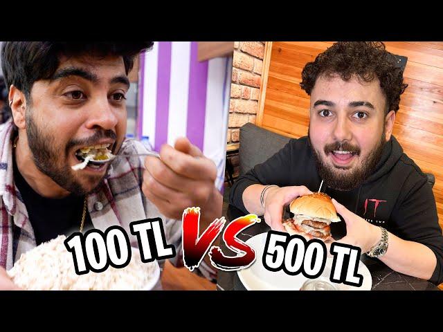 100 TL VS 500 TL'lik AKŞAM YEMEĞİ 