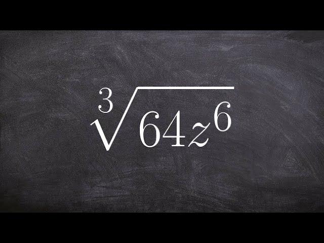 Simplifying a radical expression using rational exponents