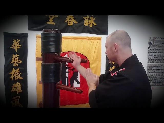 Wooden Dummy - Triple Pak Sao/Fut Sao Drill