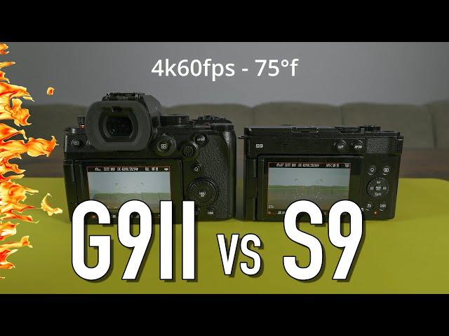 Lumix s9 vs Lumix G9ii Overheating Test