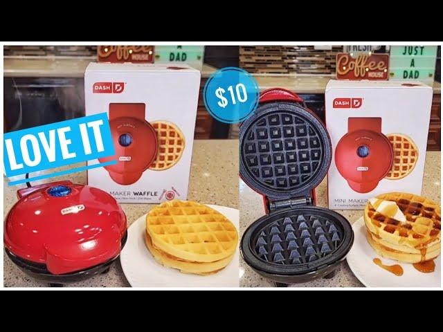 BEST Waffle Maker Ever REVIEW DASH 4 inch Waffle Iron HOW TO MAKE WAFFLES DMWOO1RD