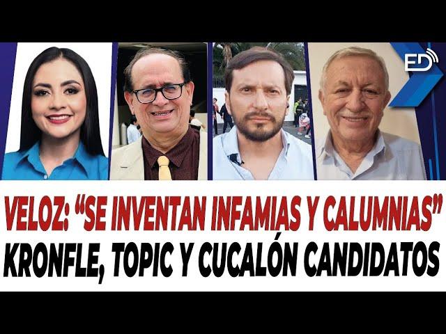  EN VIVO  Veloz: "Se inventan infamias y calumnias" | Kronfle, Topic y Cucalón candidatos.