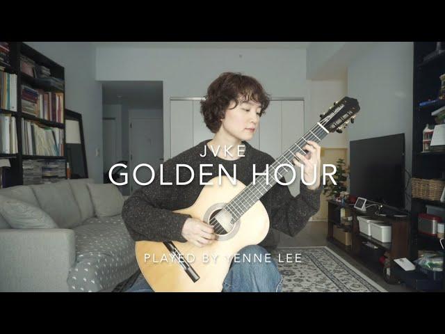 Golden Hour - JVKE - fingerstyle classical guitar solo cover by Yenne Lee