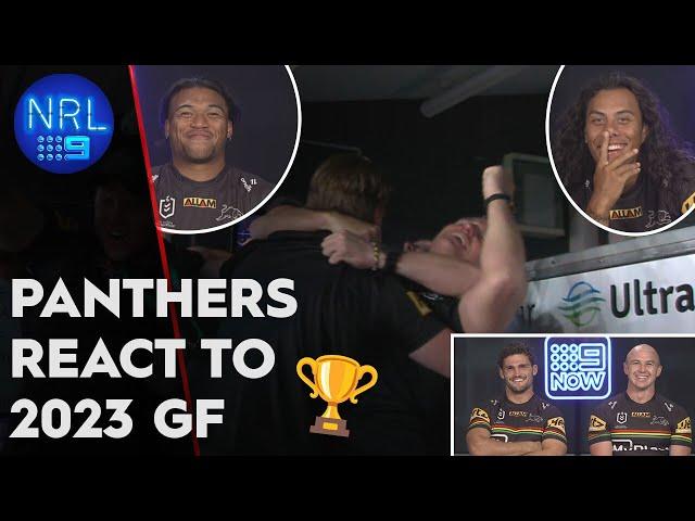 Panthers players relive the 2023 Grand Final and react to coach cam  | NRL on Nine