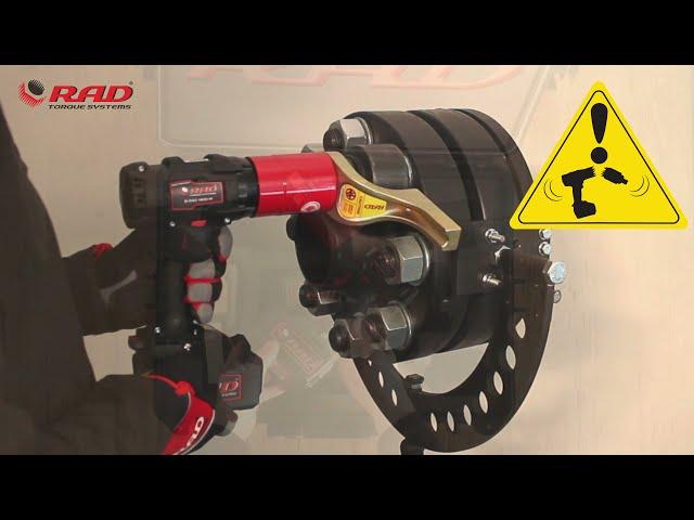 RAD battery B-RAD torque wrench - Safety instruction & do's and don'ts.