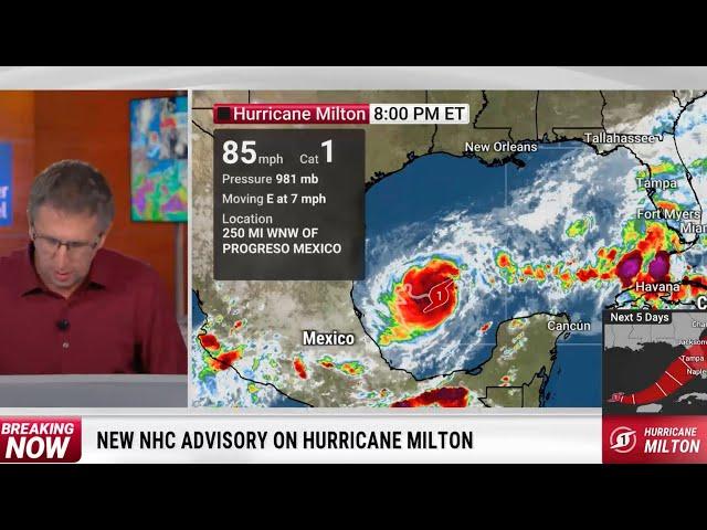 Milton Forecast To Make Landfall As A Major Hurricane in Florida This Week