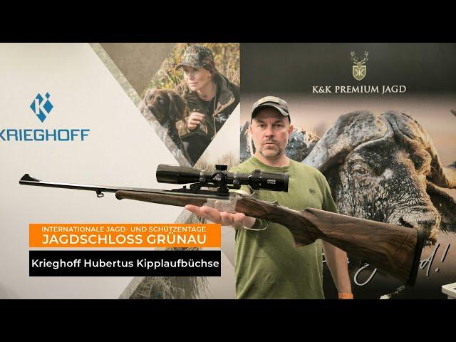 Internationale Jagd & Schützentage Grünau 2024: Krieghoff Hubertus Kipplaufbüchse mit Leica Fortis