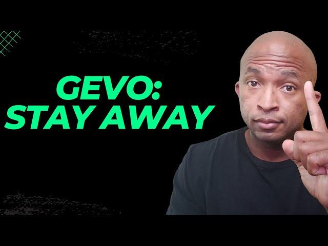 Why you shouldn't buy Gevo (as a Gevo Shareholder) | Gevo stock risk analysis 2023