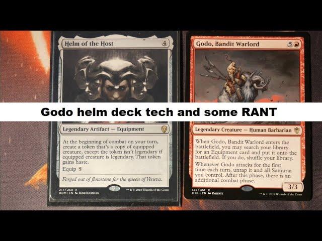 Godo helm deck tech and some RANT