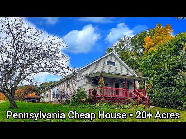 Pennsylvania Cheap Houses For Sale | $200k | 20+ Acres | Pennsylvania Cheap Land For Sale