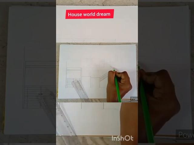 amazing hand drawn Elevation.  @Er.Abhinaya