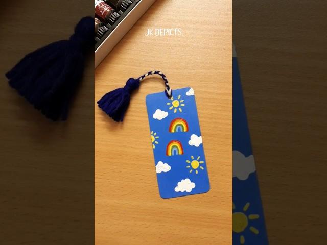 DIY Bookmark using Cloth Tags | Price Tag reuse idea| Best out of waste  | Shorts #viral #art