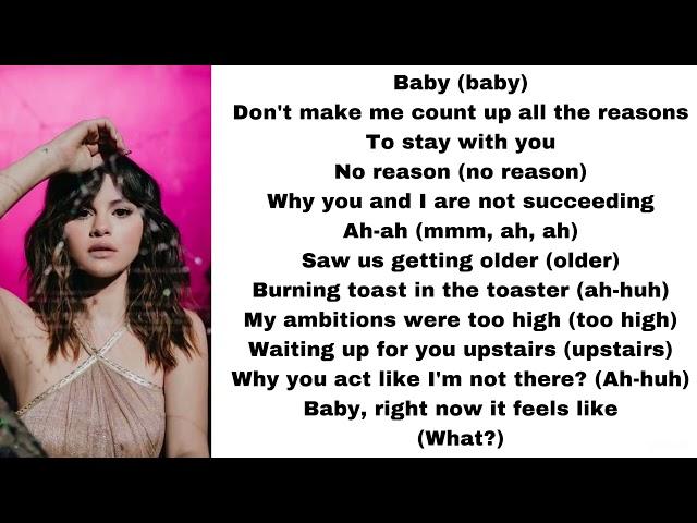 Selena Gomez - Rare (lyrics)