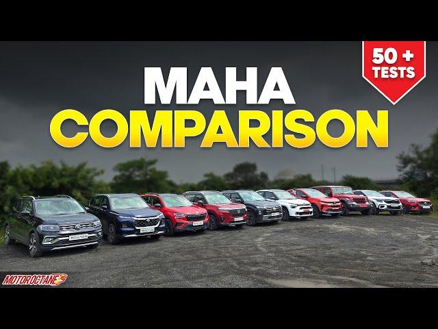 Tata Curvv vs Creta vs Vitara vs Taigun vs Seltos vs Thar Roxx vs Elevate