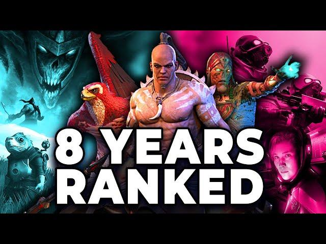 8 Years of VR games Ranked - The Best VR Games Of All Time 2024