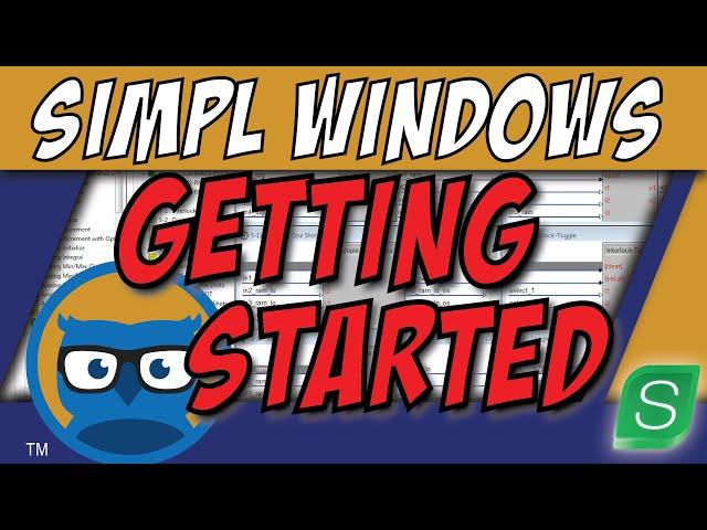 Crestron SIMPL Windows Programming Tutorial