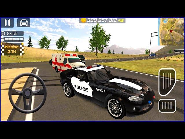 4K Direksiyonlu polis arabası oyunu 3D #29 Police Drift Car Driving Game || Android Gameplay #games