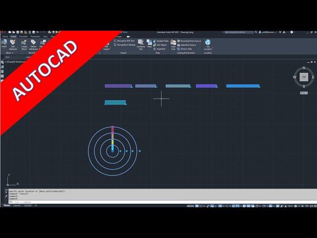 Dynamic Blocks - Chain Actions - Autocad 2022 Training - 2D Basics