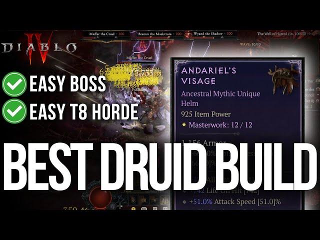 BEST DRUID BUILD - POISON STORM SLIDE META Diablo 4 Season 5