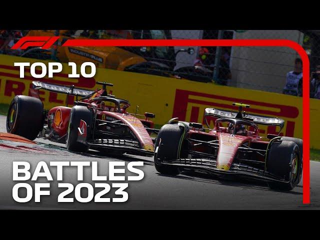 Top 10 Best Battles of the 2023 F1 Season!