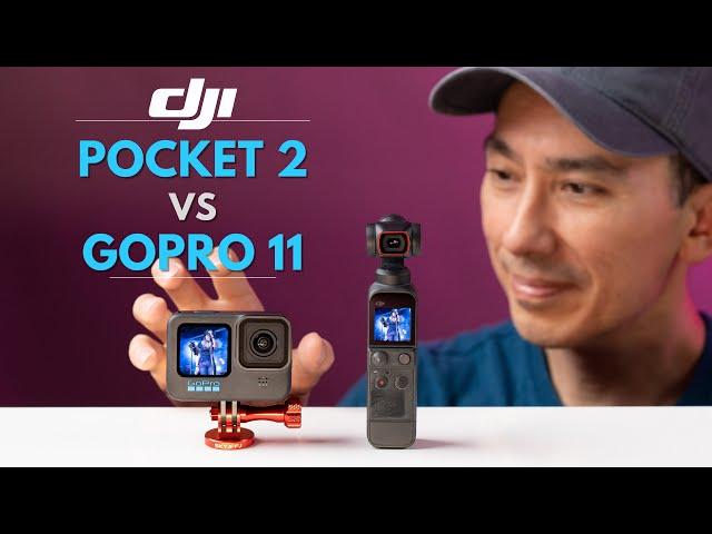 DJI POCKET 2 vs GOPRO HERO 11: Comparing Features & Review