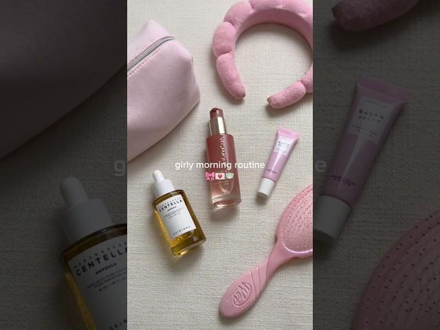 girly morning routine  #girlygirl #girltherapy #pinkprincess #beauty #skincare #asmr