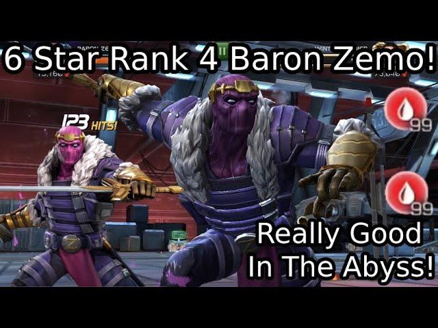 6 Star Rank 4 Baron Zemo In Abyss Of Legends! | Marvel Contest Of Champions