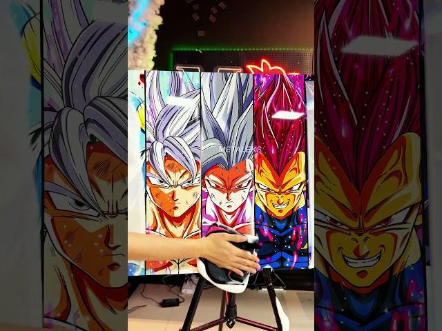 Each wipe reveals a legend.  #vegeta #goku #DragonBall #dbz #anime #art #manga #metaleks #poster