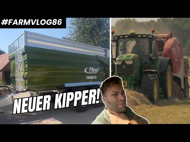 Neuen Kipper gekauft! Endspurt im zweiten Schnitt Heu FARMVLOG #86