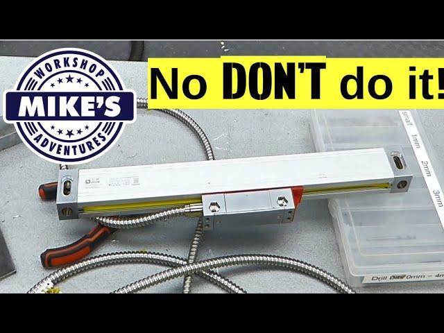 Cutting DRO glass scales is easier than you think.