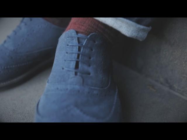 ASHWELL NAVY (WATER RESISTANT) // REDFOOT SHOES