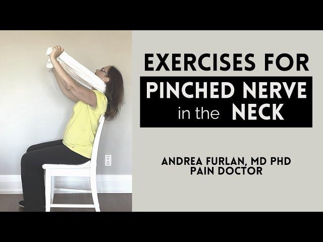 #064 Exercises for pinched nerve in the neck (Cervical Radiculopathy) and neck pain relief